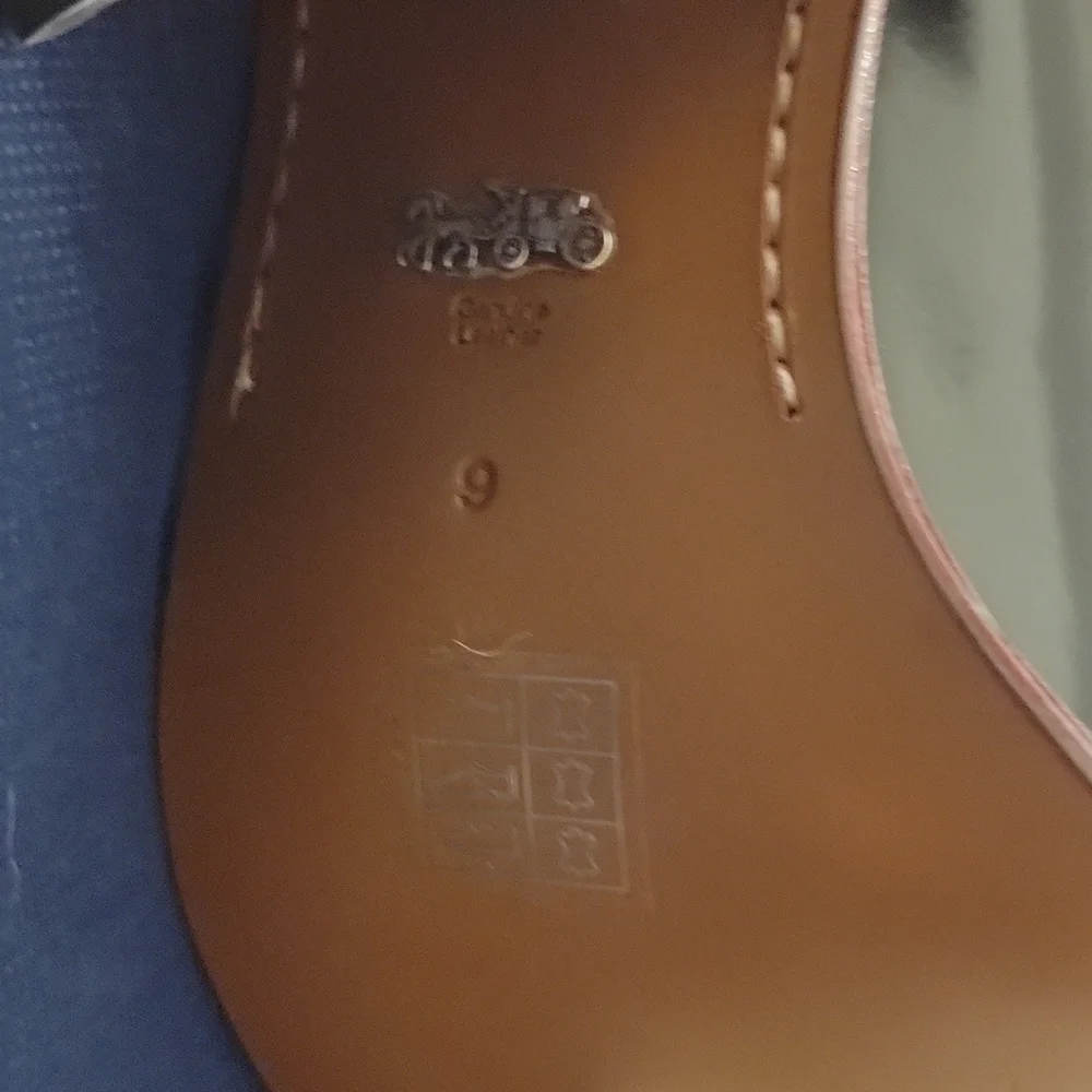 NWOT Coach Western Mule w/ Prairie Rivets and block heel (G1981) NWOT/Box - Picture 7 of 10